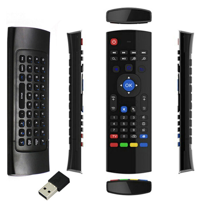 MX3 For Android TV Box Air Mouse RF Wireless Keyboard Voice Remote Control