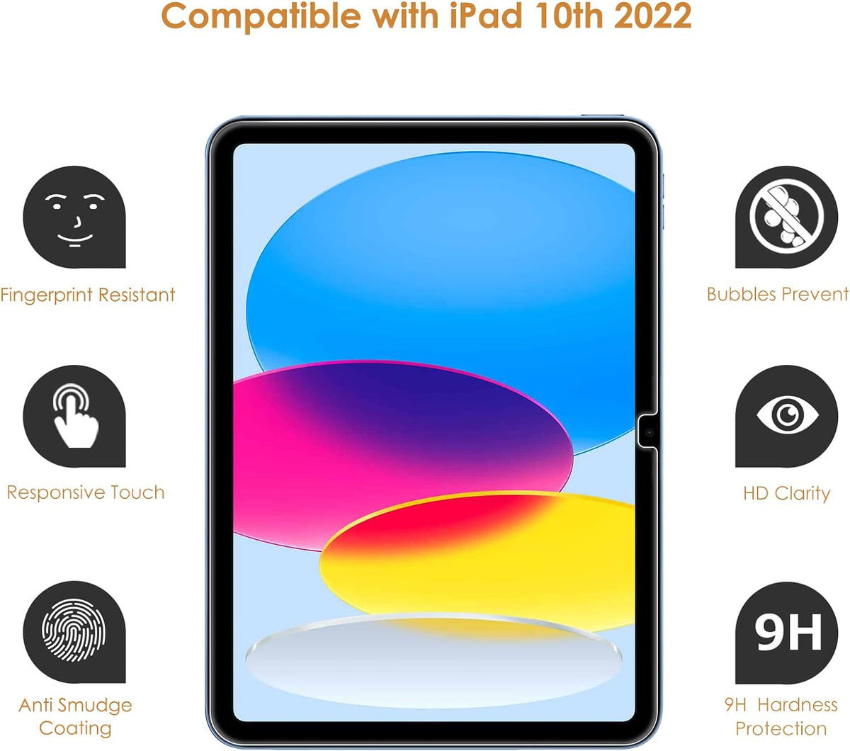 Tempered Glass for Apple iPad 10 10th Gen (2022)