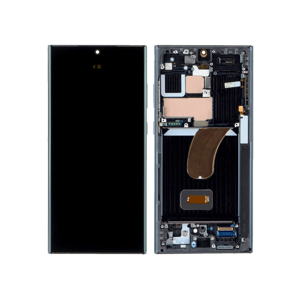 New After-Market AOLED Assembly with Frame for Samsung Galaxy S23 Ultra 5G (S918B / 2023) (Service Pack)