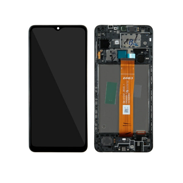 New Original LCD Assembly with Frame for Samsung A12 (A125 / 2020)