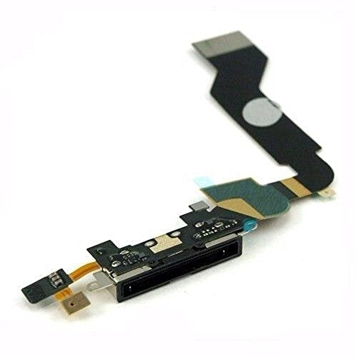 Charging Port Flex Cable for Apple iPhone 4S Black (Premium)