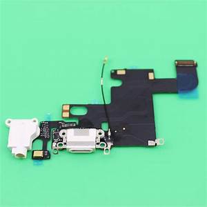 Charging Port Flex Cable for Apple iPhone 6g white  (Premium)