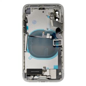 Housing for Apple iPhone X WHITE (With  Parts) (Grade: Plus)