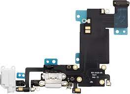 Charging Port Flex Cable for Apple iPhone 6P white  (Premium)